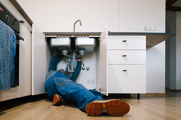 Professional Plumbing technician working in Waltham, MA